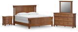 Rowlenstown Brown Poster Bedroom Set view 2