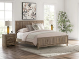Rusticott Brown Panel Bedroom Set King 3: Bed, Dresser, Mirror from Decor Furniture
