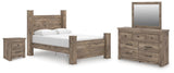 Rusticott Brown Poster Bedroom Set from Decor Furniture