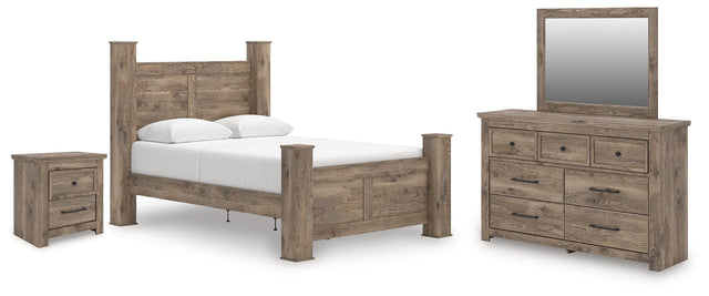 Rusticott Brown Poster Bedroom Set from Decor Furniture