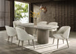 Samara Beige Genuine Marble Dining Room Set from Decor Furniture