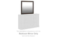Shaehartin Dark Brown Bedroom Mirror from Decor Furniture