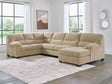 SimpleJoy Sand 3-Piece Sectional with Chaise from Decor Furniture