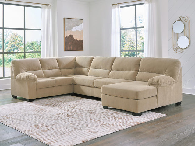 SimpleJoy Sand 3-Piece Sectional with Chaise from Decor Furniture