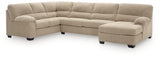 SimpleJoy Sand 3-Piece Sectional with Chaise view 2