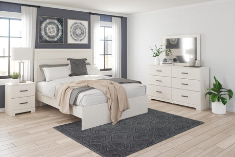 Stelsie White Panel Bedroom Set view 5