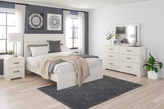 Stelsie White Panel Bedroom Set view 5
