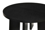 Strouse Contemporary Round Coffee Table in Black view 5