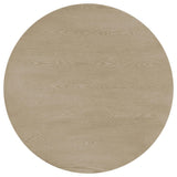 Strouse Contemporary Round Coffee Table in Natural Oak view 4