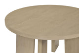 Strouse Contemporary Round Coffee Table in Natural Oak view 5
