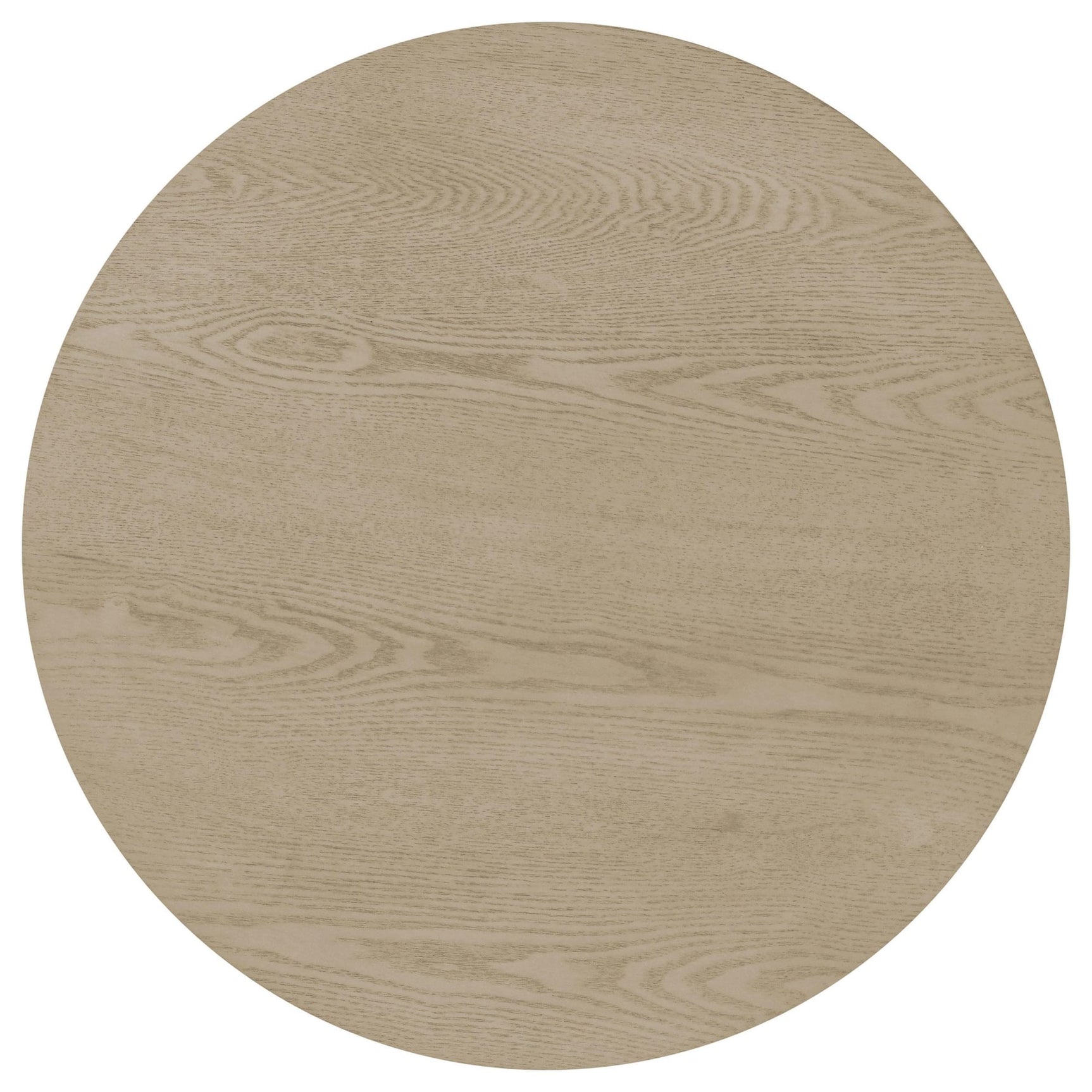 Strouse Contemporary Round End Table in Natural Oak view 4
