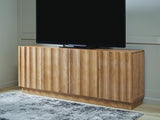 Timkins White Washed Accent Cabinet view 2