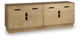 Timkins White Washed Accent Cabinet view 6