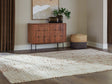 Uduak Cream/Tan/Rust Large Rug from Decor Furniture