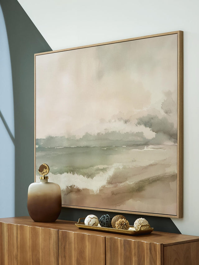 Vallus Blush/Green/Gray Wall Art from Decor Furniture