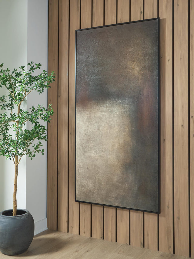 Wernmen Brown/Rust/Cream Wall Art from Decor Furniture