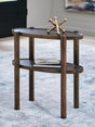 Wiattbury Gray Brown Accent Table from Decor Furniture