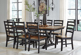 Wildenauer Brown/Black Dining Set from Decor Furniture