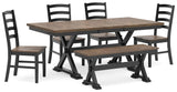 Wildenauer Brown/Black Dining Set view 2