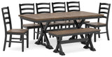 Wildenauer Brown/Black Dining Set view 3