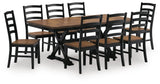 Wildenauer Brown/Black Dining Set view 7