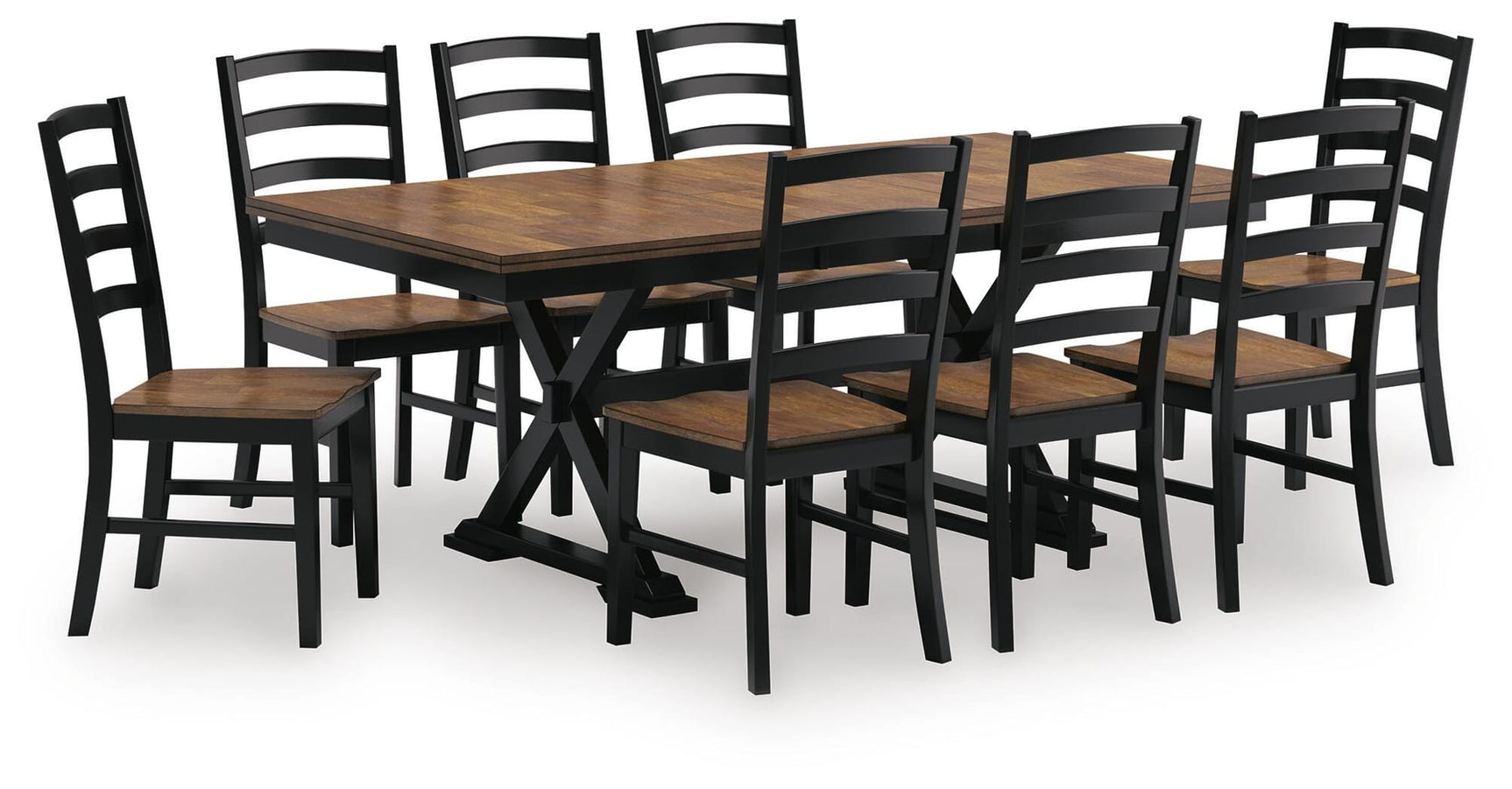 Wildenauer Brown/Black Dining Set view 7