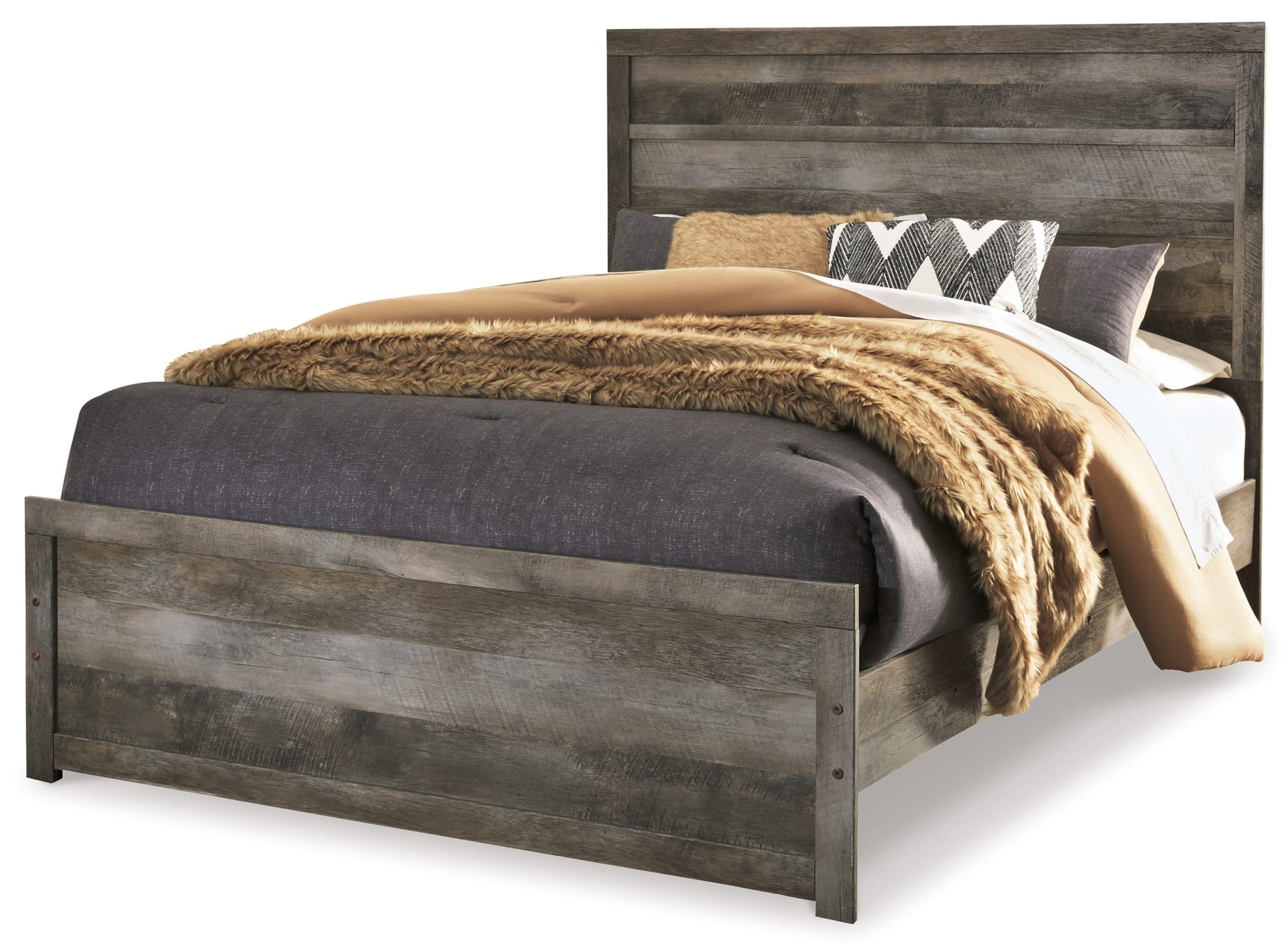 Wynnlow Gray Panel Bedroom Set view 4
