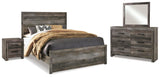 Wynnlow Gray Panel Bedroom Set view 16
