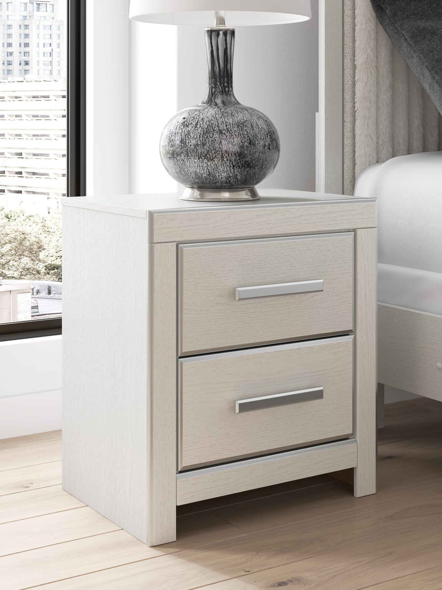Zuraleus White Upholstered Bedroom Set view 25