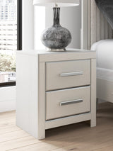 Zuraleus White Upholstered Panel Platform Storage Bedroom Set view 28