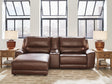 DeepWakes Canyon Leather 3-Piece Power Reclining Sectional with Chaise view 3