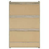 Denia 3-tier shoe storage cabinet closed drawer front