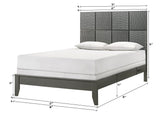 Denker King Bed with mattress
