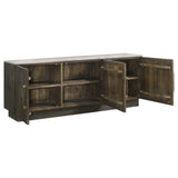 White marble top detail on Dennis sideboard