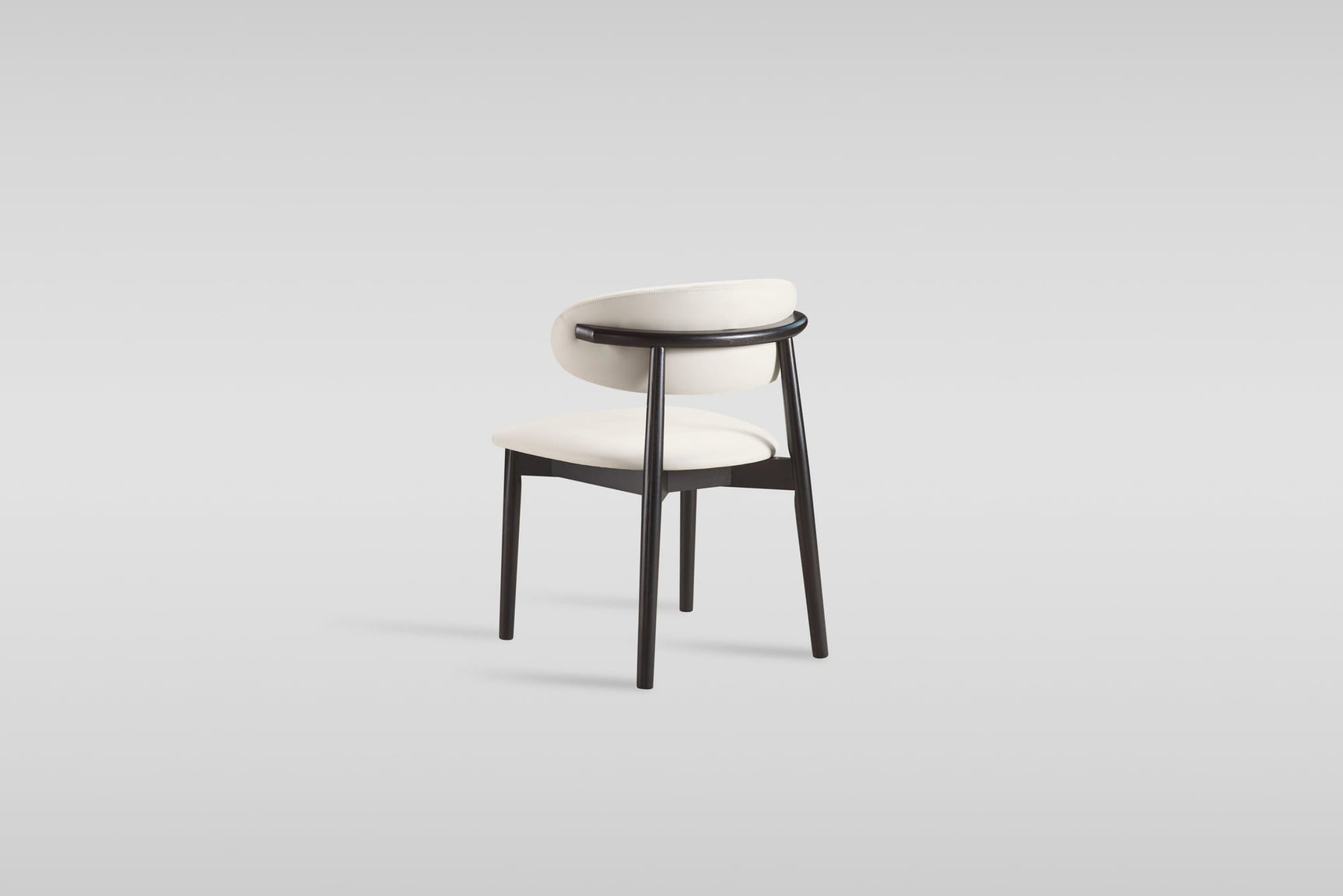 Dimi 5-Piece Dining Set with Smoke Glass Table and Black Iron Infinity Base view 5