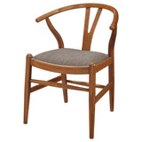 Dining chairs set of 2 showing tapered legs and foot rails