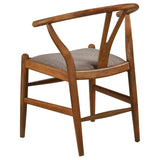 Wide shot of chairs showcasing airy design and slender backs