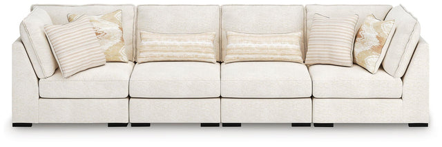 Donelson Creek Vanilla Performance Fabric,Next-Gen Nuvella™,Chenille 4-Piece Sectional - image 1