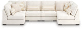 Donelson Creek Vanilla Performance Fabric,Next-Gen Nuvella™,Chenille 6-Piece Sectional - image 1