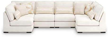 Donelson Creek Vanilla Performance Fabric,Next-Gen Nuvella™,Chenille 6-Piece Sectional - image 1