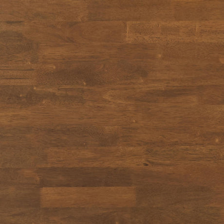 Full view of Dortch oval solid wood dining table in dining room