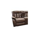 Sectional sofa seating area with recliners
