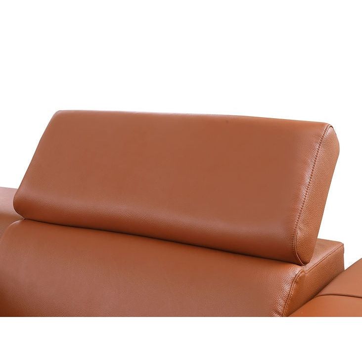 Back view showing stitching and adjustable headrests