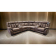Samuel Brown Reclining Sectional Sofa front angle
