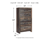 Drystan Multi Bookcase Storage Bedroom Set main view
