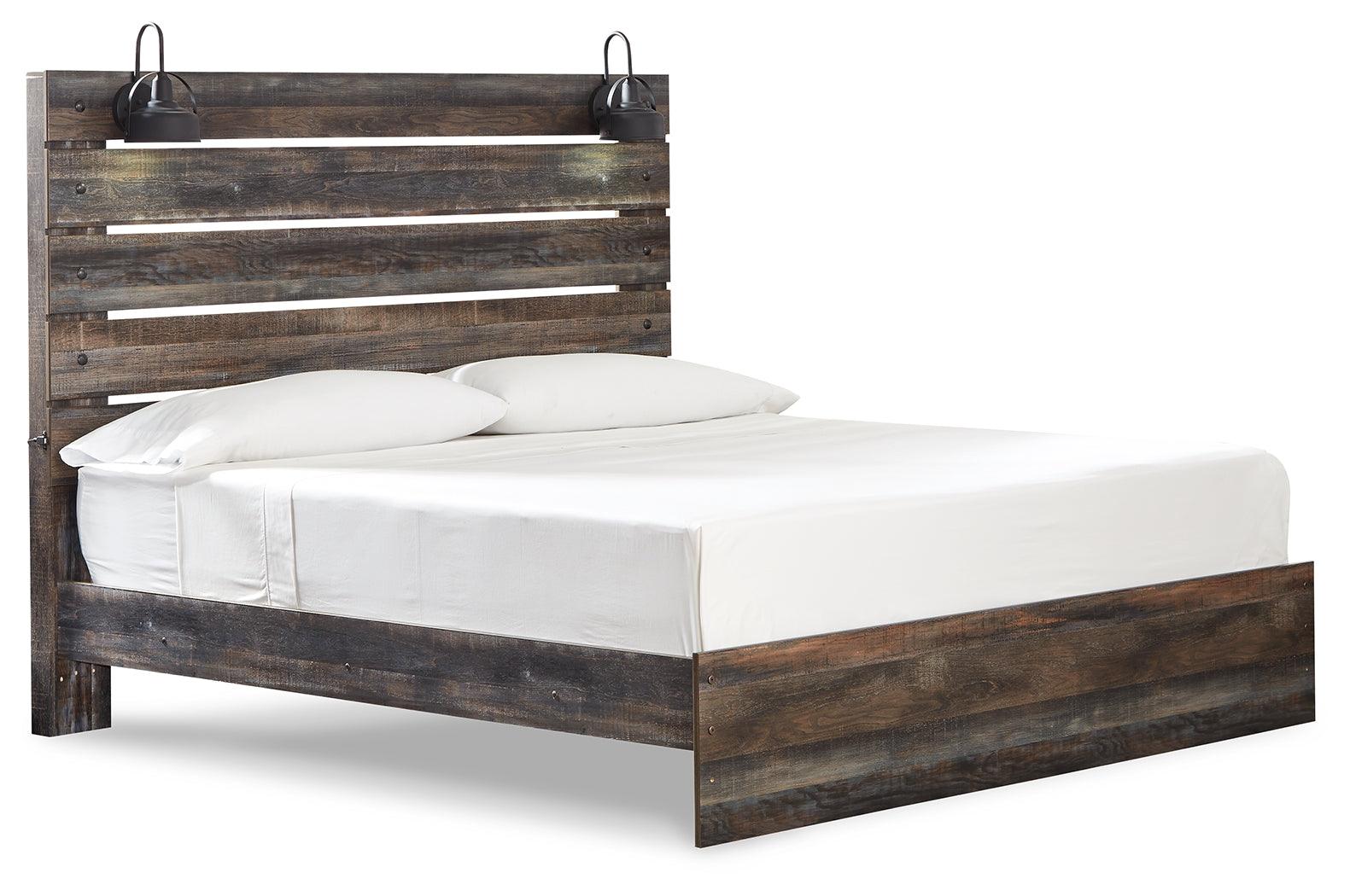 Bedroom view showing full Drystan set bed