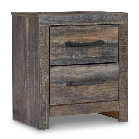 Drystan Multi Panel Storage Bedroom Set bedroom view with dresser and mirror