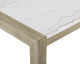Dining chair back and seat fabric close-up