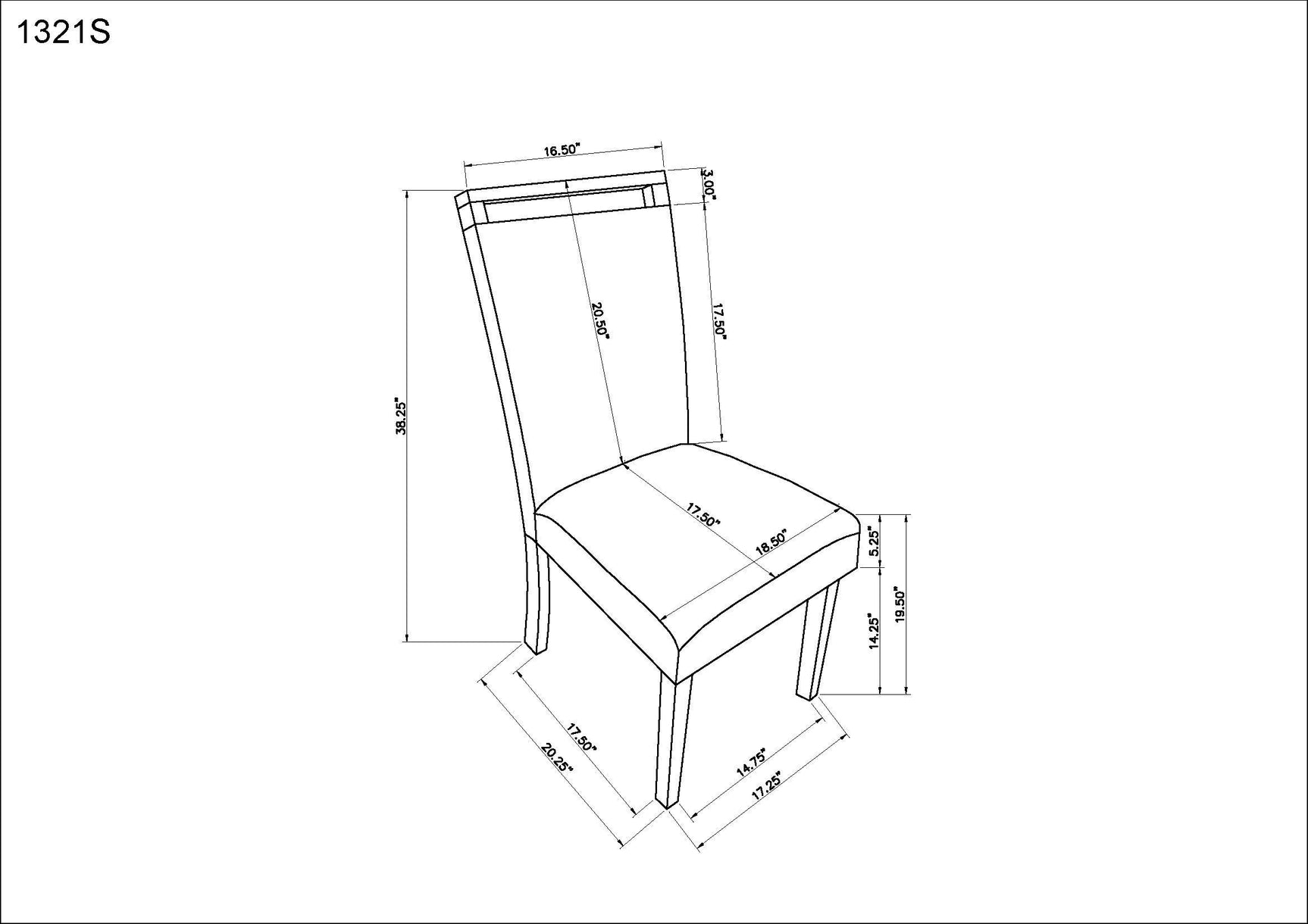 Angle showing table top and chair fabric upholstery