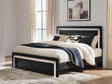 Brizmore Black King Panel Bed — product view
